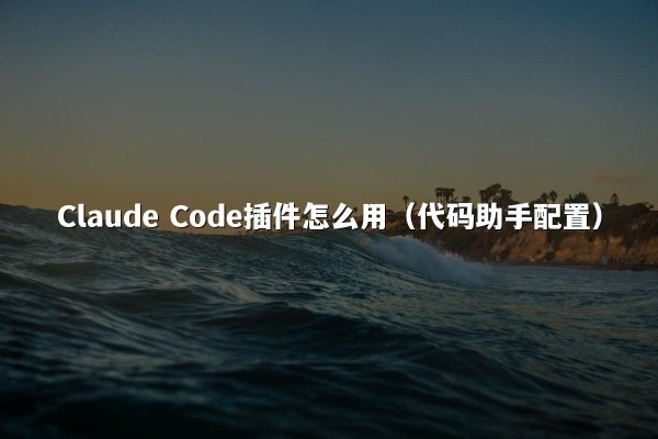 Claude Code插件怎么用（代码助手配置）