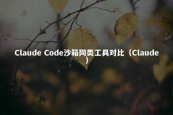 Claude Code沙箱同类工具对比（Claude）