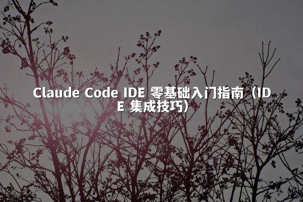 Claude Code IDE 零基础入门指南（IDE 集成技巧）