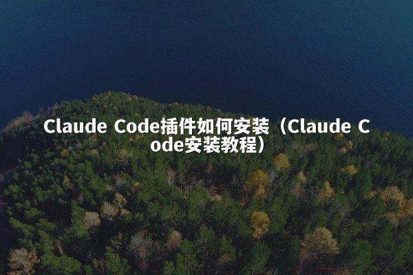Claude Code插件如何安装（Claude Code安装教程）