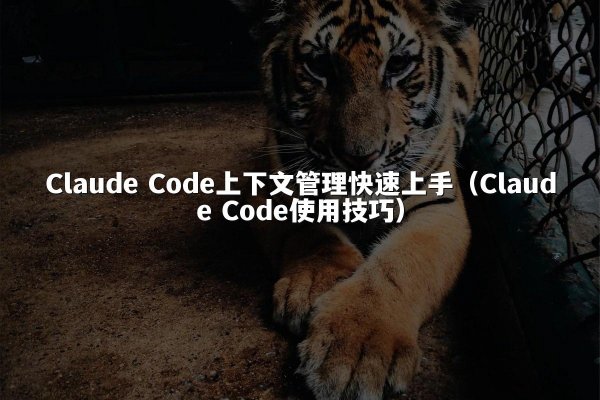 Claude Code上下文管理快速上手（Claude Code使用技巧）