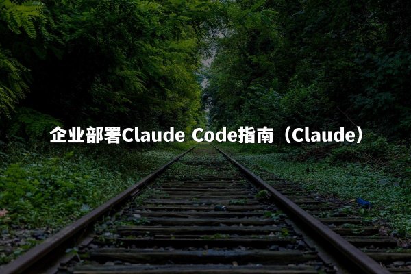 企业部署Claude Code指南（Claude）