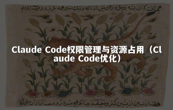 Claude Code权限管理与资源占用（Claude Code优化）