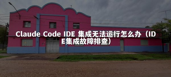 Claude Code IDE 集成无法运行怎么办（IDE集成故障排查）