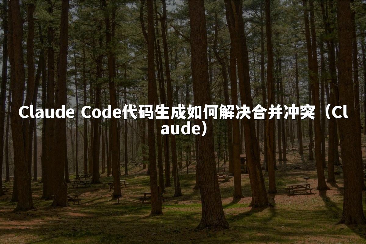 Claude Code代码生成如何解决合并冲突(Claude)