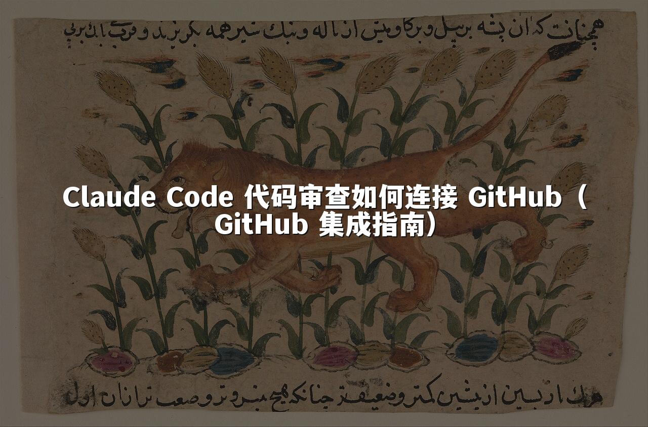 Claude Code 代码审查如何连接 GitHub（GitHub 集成指南）