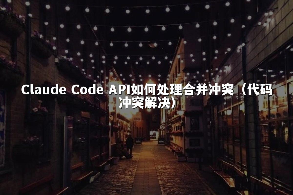 Claude Code API如何处理合并冲突(代码冲突解决)