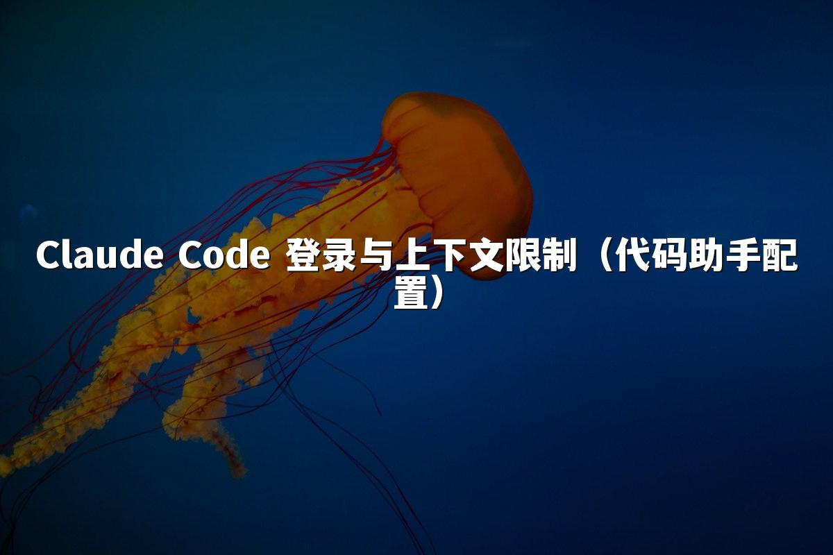Claude Code 登录与上下文限制（代码助手配置）