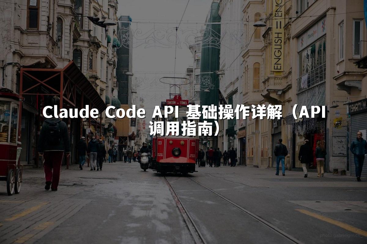 Claude Code API 基础操作详解（API调用指南）