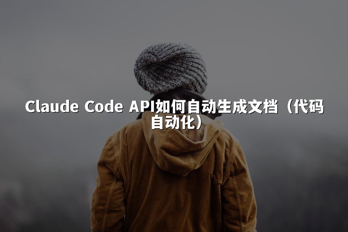 Claude Code API如何自动生成文档（代码自动化）