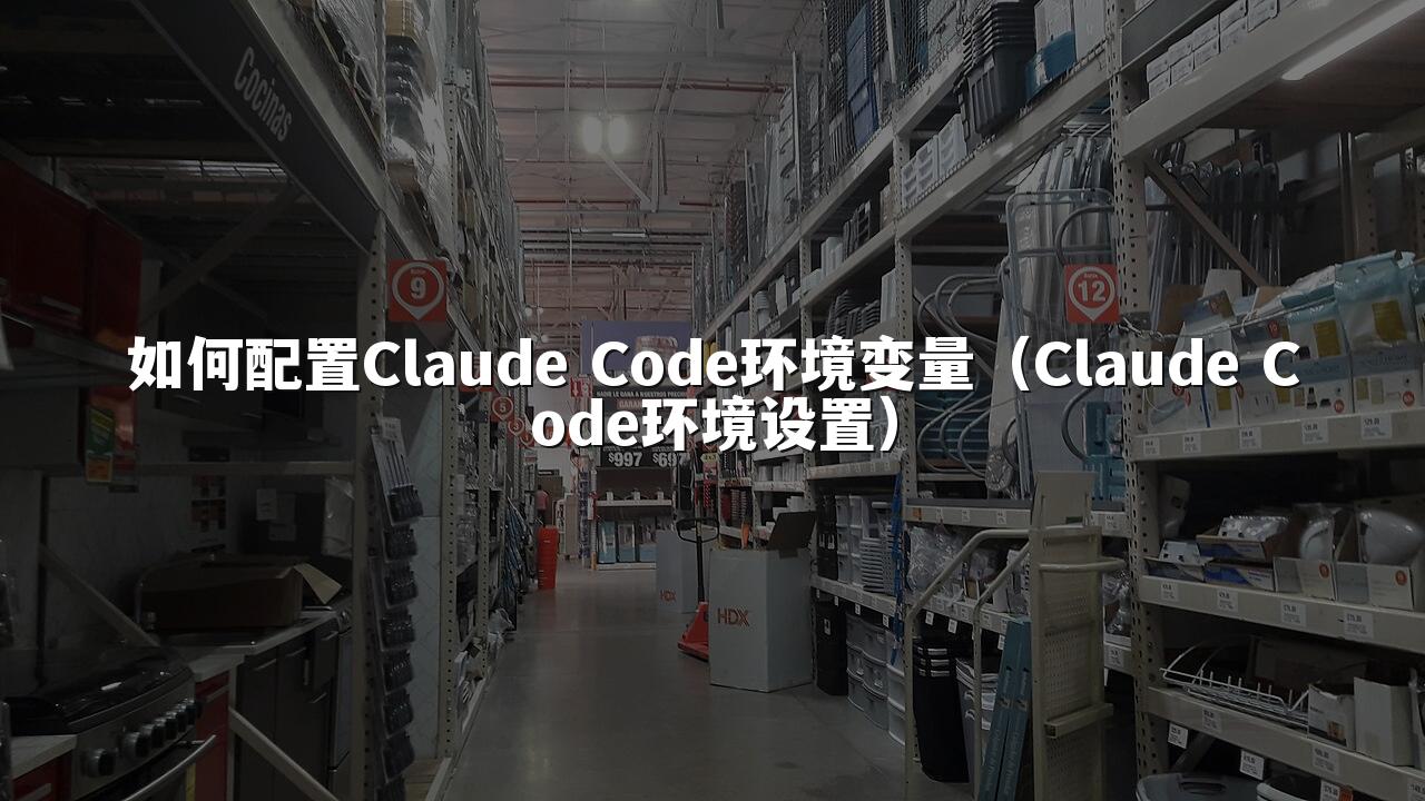 如何配置Claude Code环境变量（Claude Code环境设置）