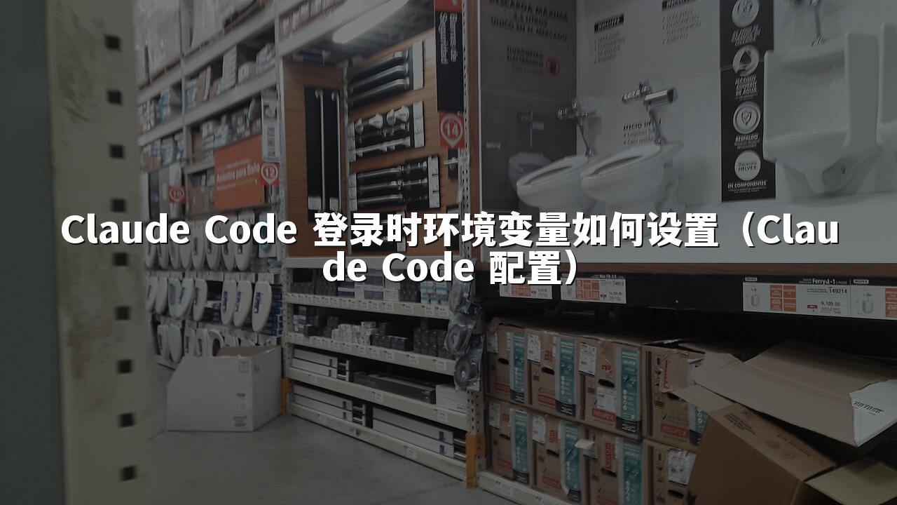 Claude Code 登录时环境变量如何设置（Claude Code 配置）