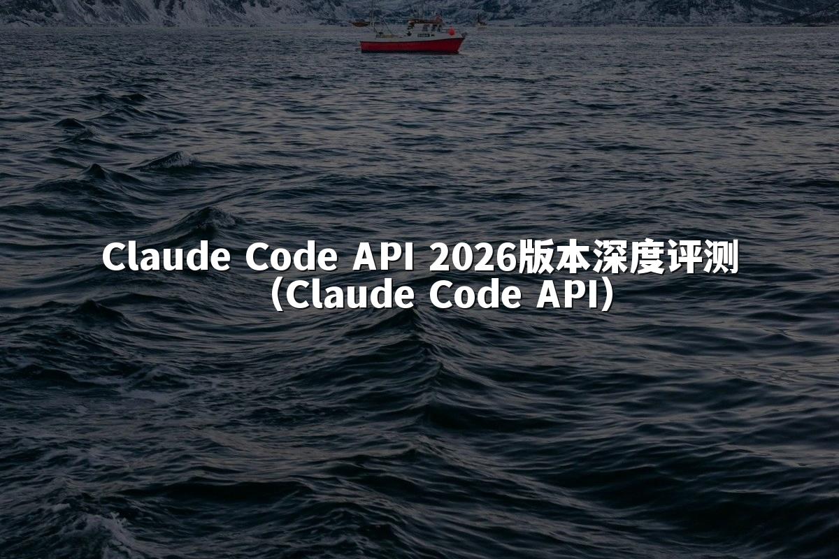 Claude Code API 2026版本深度评测（Claude Code API）