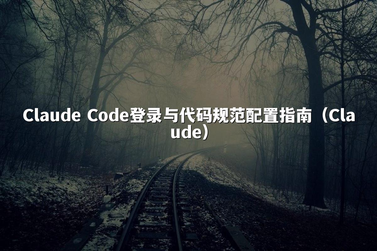 Claude Code登录与代码规范配置指南(Claude)