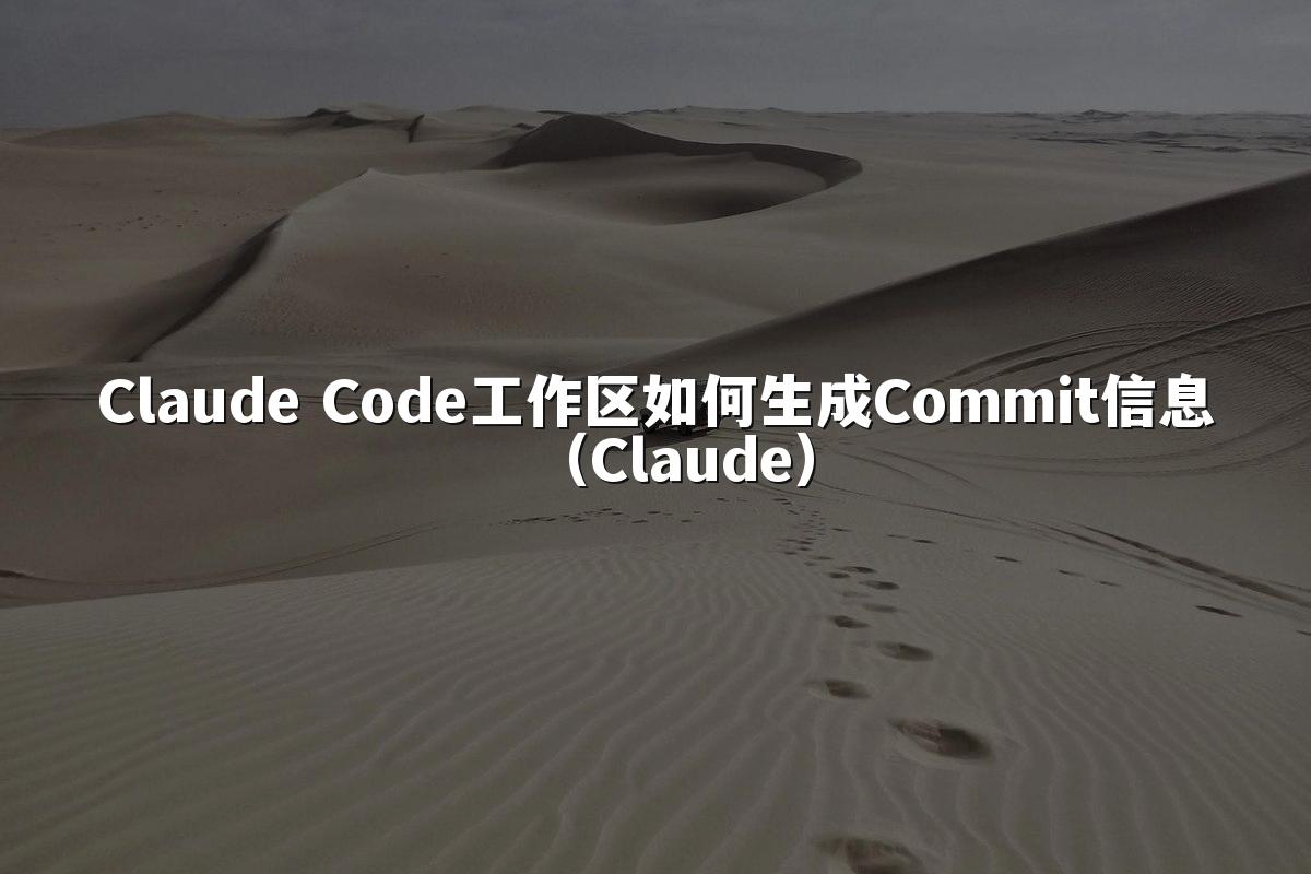 Claude Code工作区如何生成Commit信息（Claude）