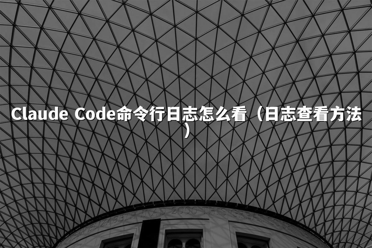 Claude Code命令行日志怎么看（日志查看方法）