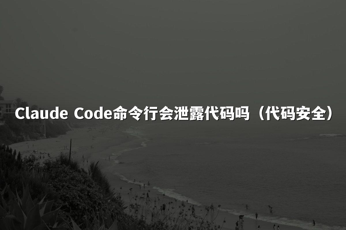 Claude Code命令行会泄露代码吗（代码安全）