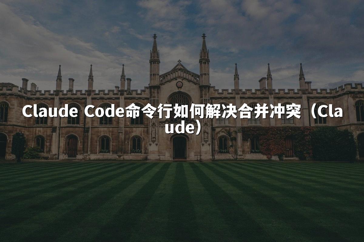 Claude Code命令行如何解决合并冲突（Claude）