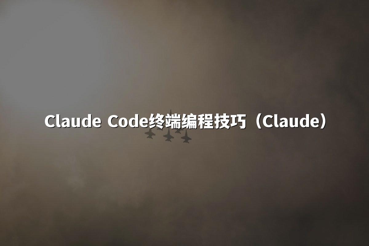 Claude Code终端编程技巧（Claude）