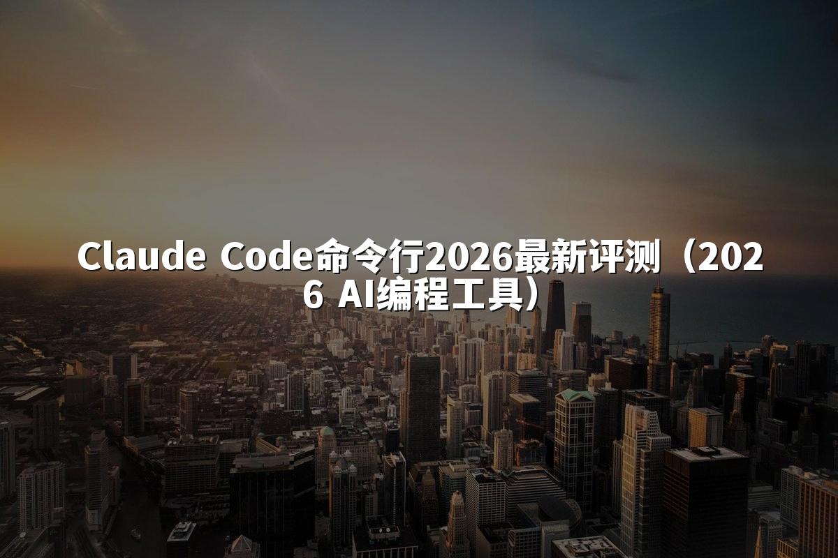 Claude Code命令行2026最新评测（2026 AI编程工具）