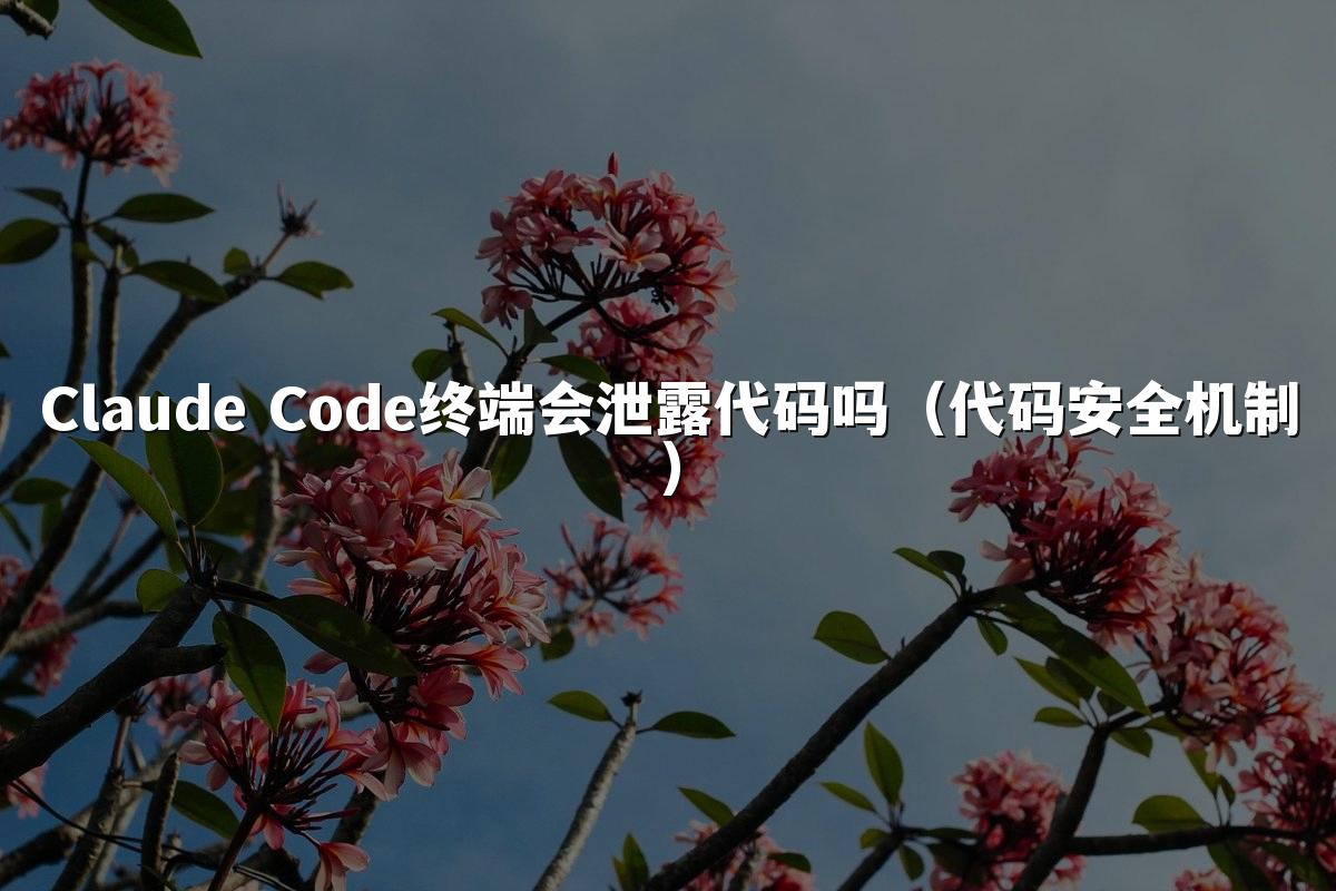 Claude Code终端会泄露代码吗(代码安全机制)