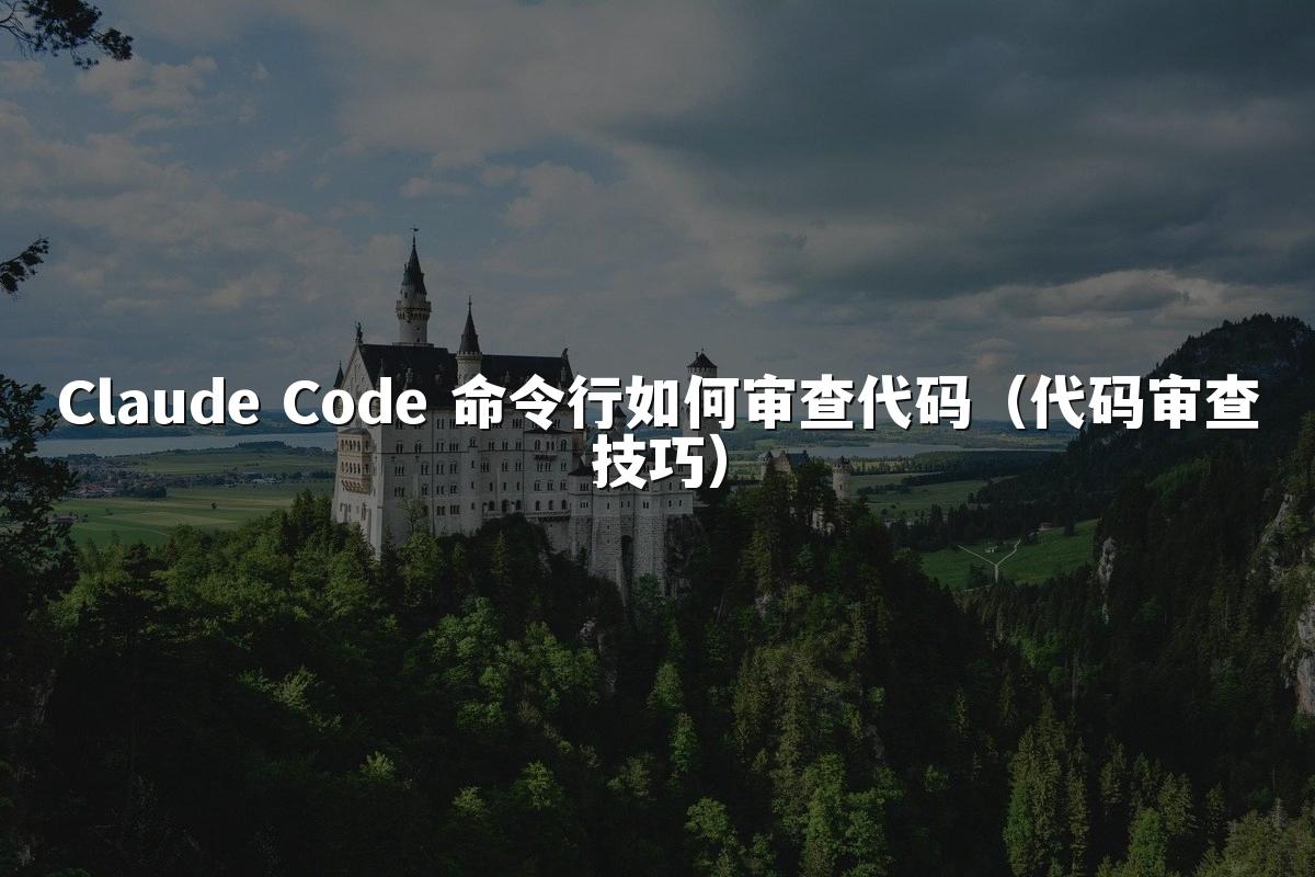Claude Code 命令行如何审查代码（代码审查技巧）
