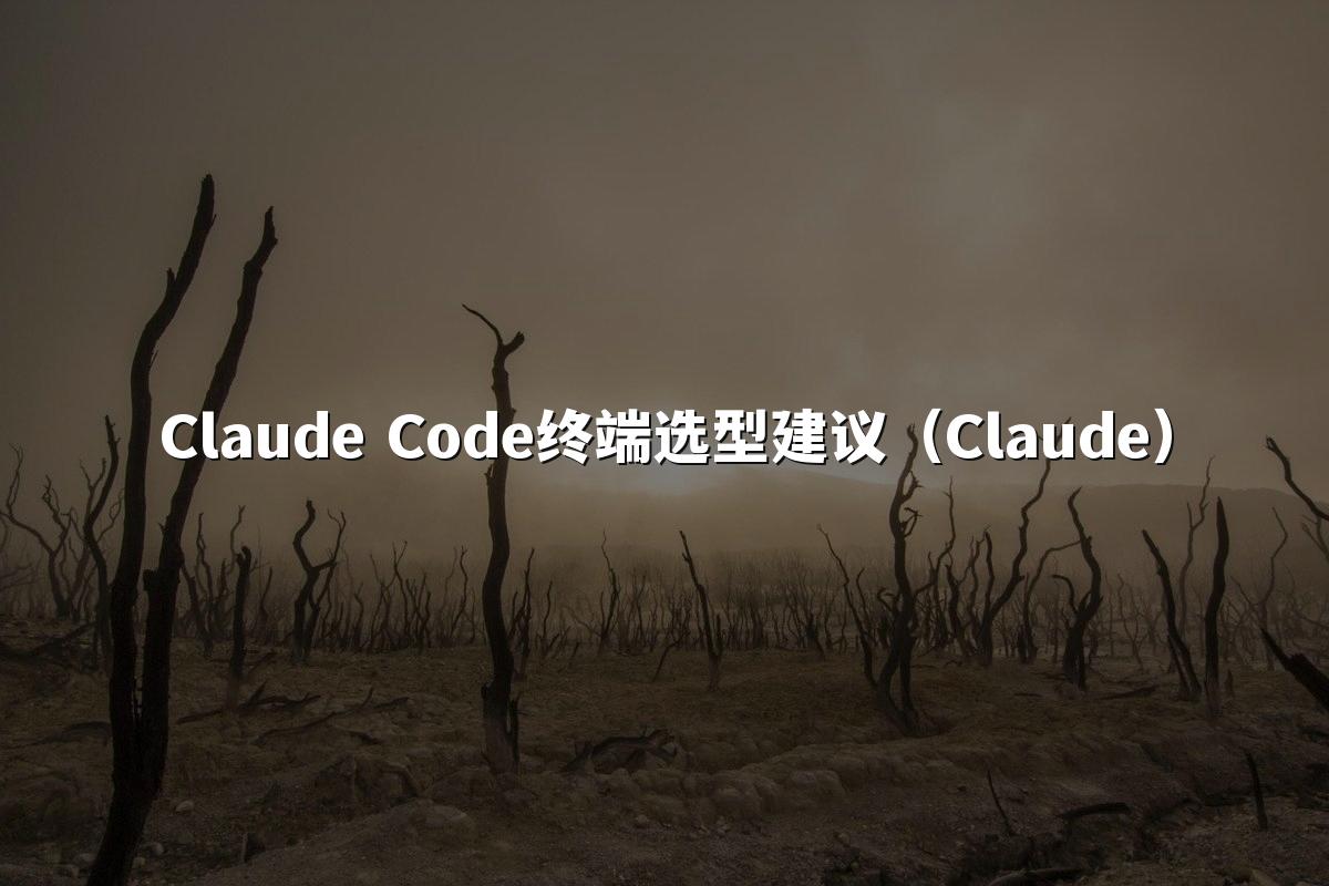 Claude Code终端选型建议（Claude）