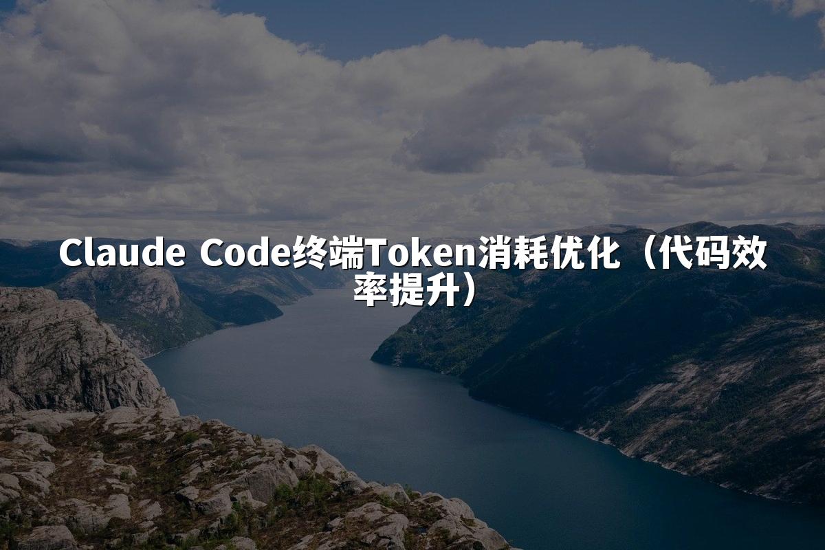 Claude Code终端Token消耗优化（代码效率提升）