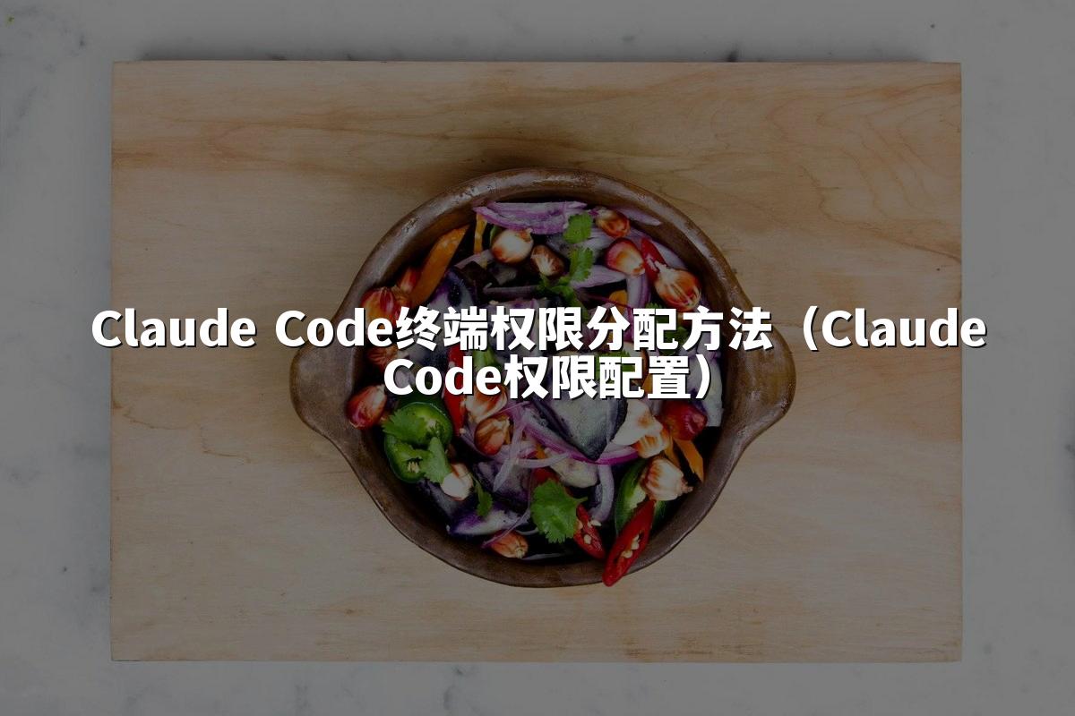 Claude Code终端权限分配方法（Claude Code权限配置）