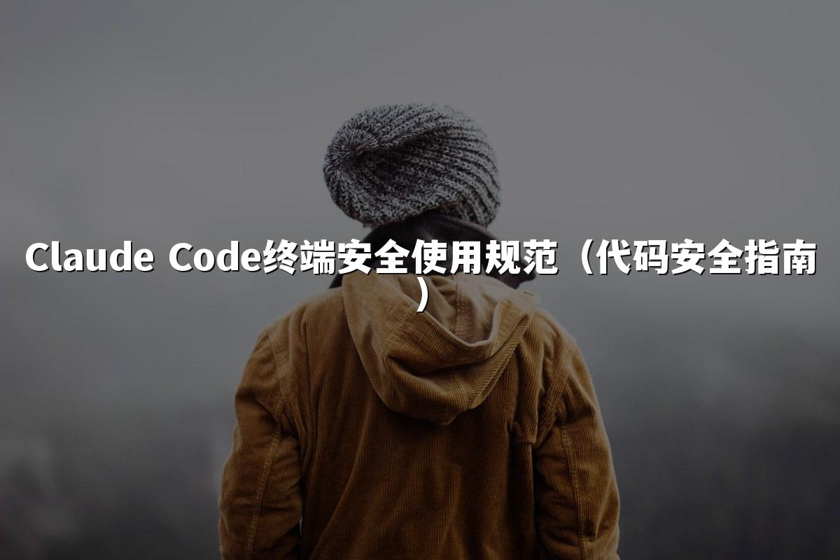 Claude Code终端安全使用规范（代码安全指南）