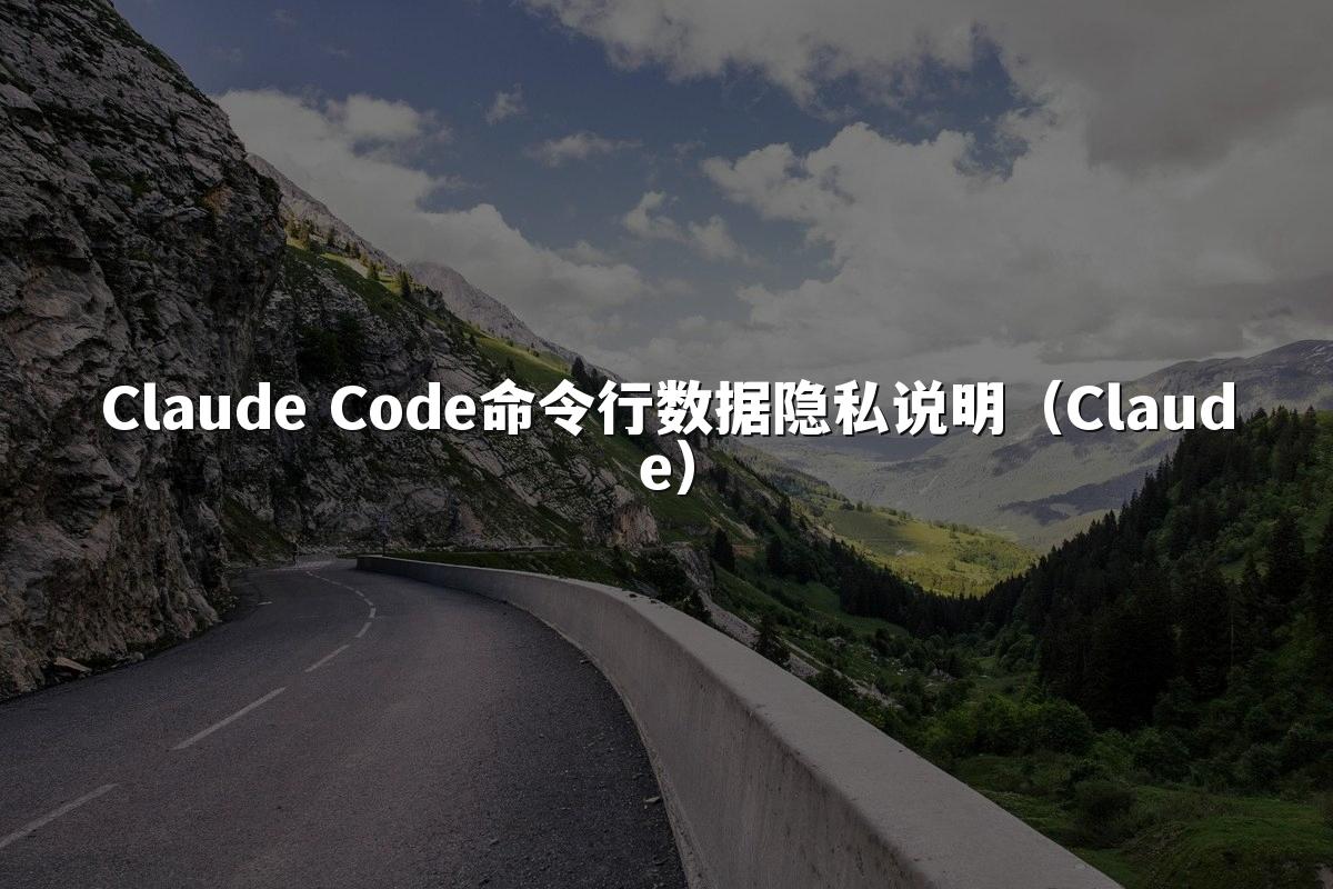 Claude Code命令行数据隐私说明（Claude）
