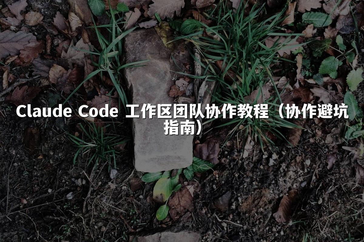 Claude Code 工作区团队协作教程（协作避坑指南）