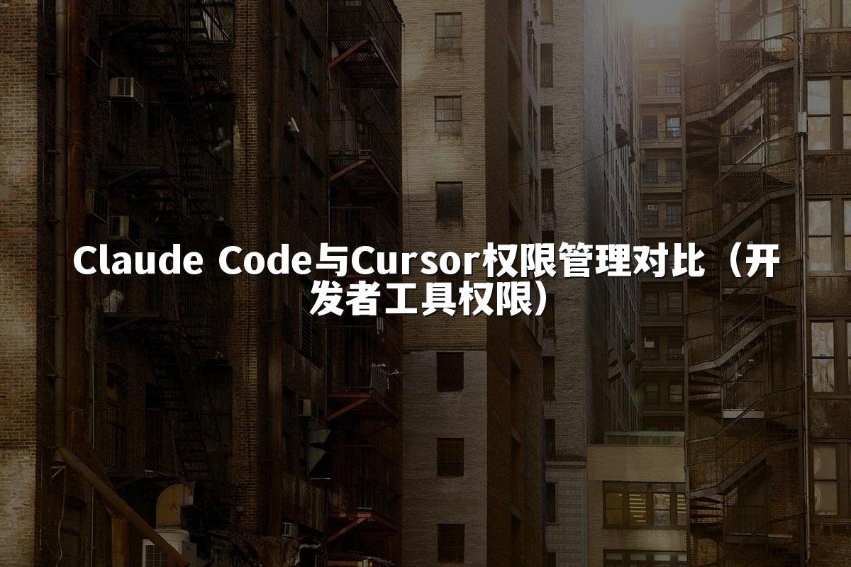 Claude Code与Cursor权限管理对比（开发者工具权限）