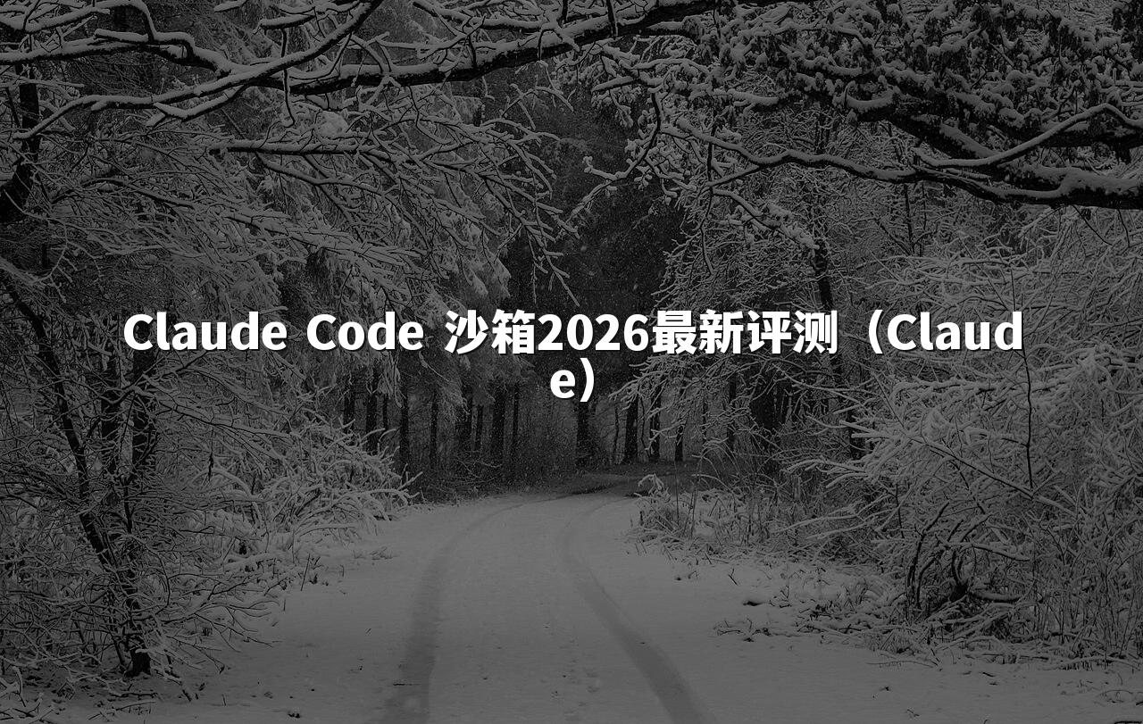 Claude Code 沙箱2026最新评测（Claude）