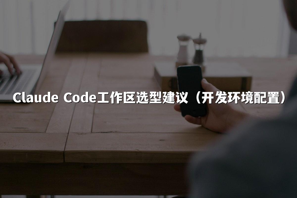 Claude Code工作区选型建议（开发环境配置）