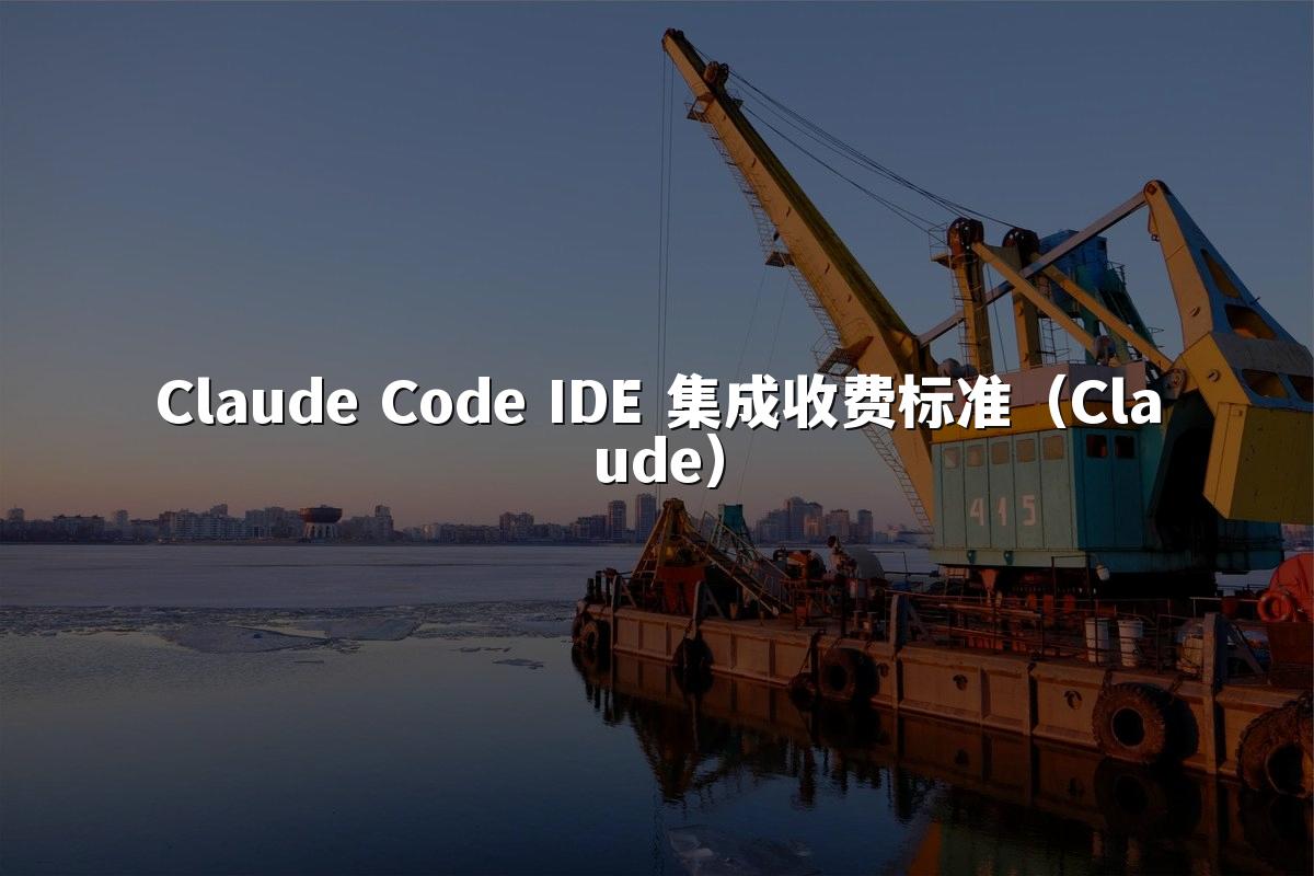 Claude Code IDE 集成收费标准(Claude)