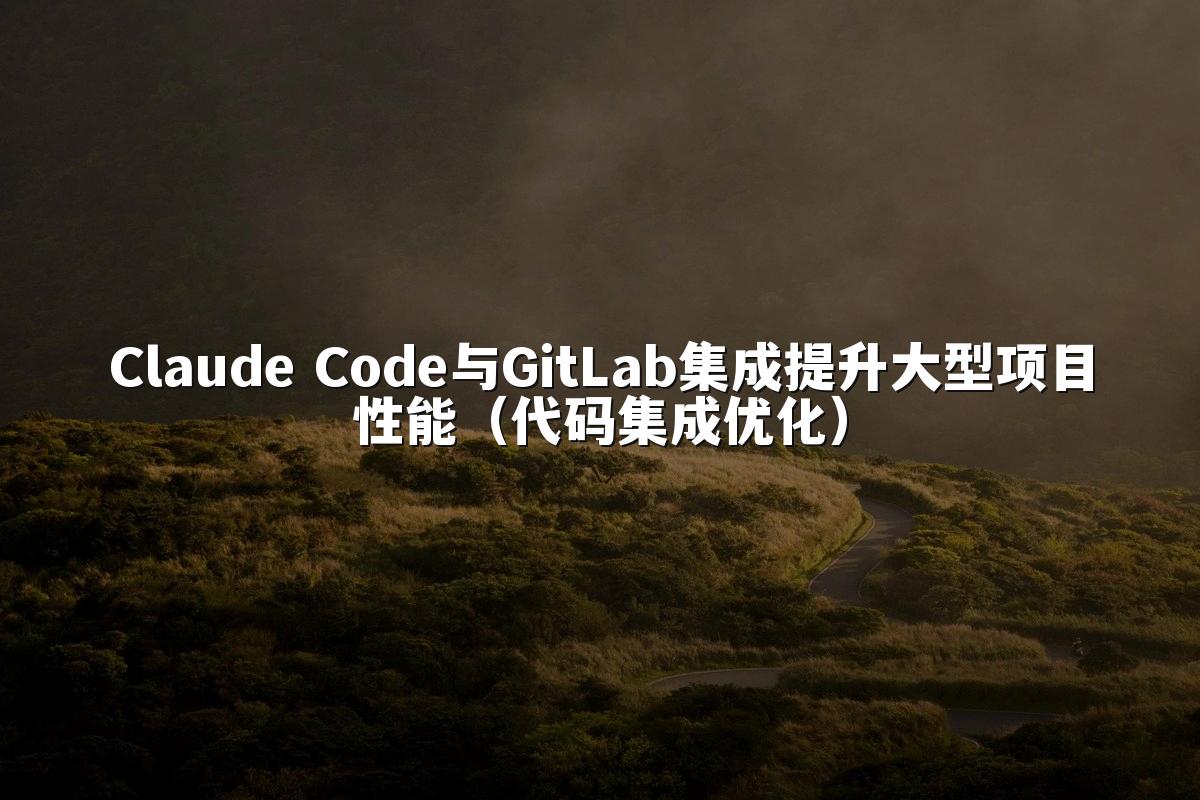 Claude Code与GitLab集成提升大型项目性能（代码集成优化）