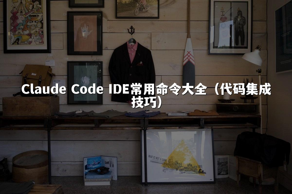 Claude Code IDE常用命令大全（代码集成技巧）