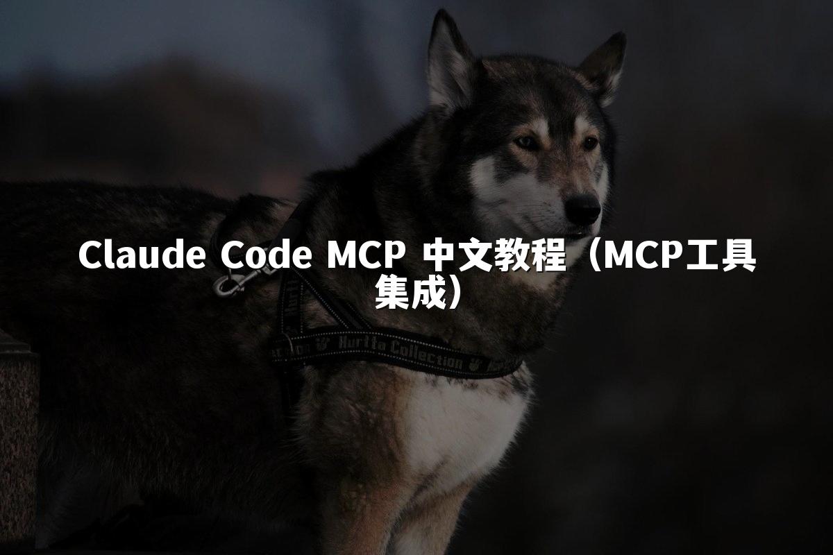 Claude Code MCP 中文教程(MCP工具集成)