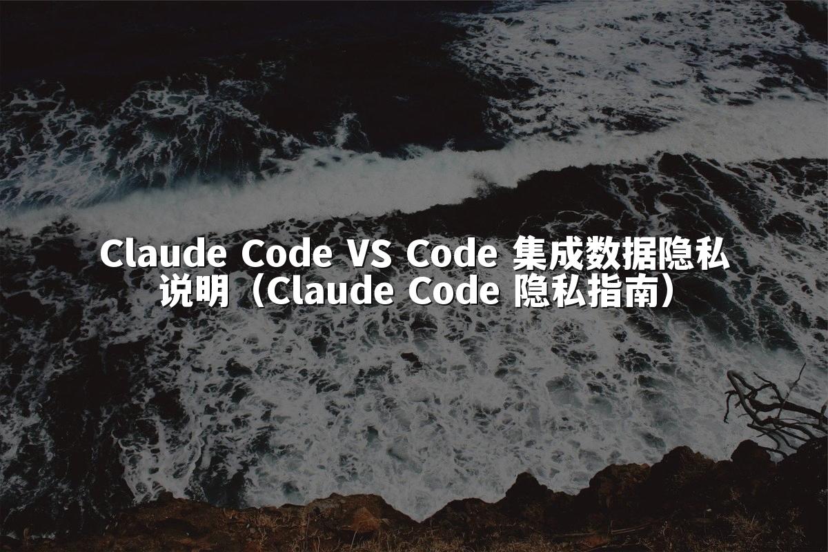 Claude Code VS Code 集成数据隐私说明（Claude Code 隐私指南）