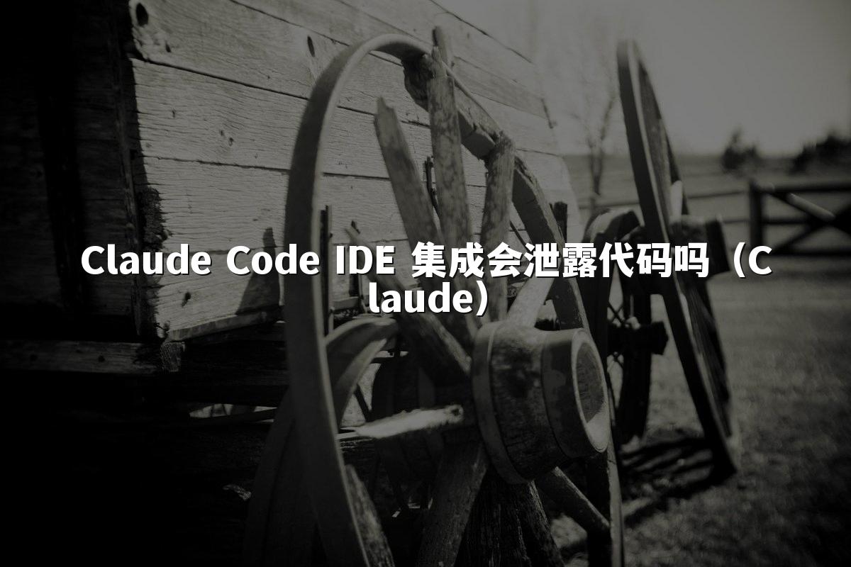 Claude Code IDE 集成会泄露代码吗(Claude)
