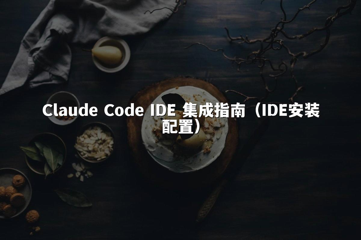 Claude Code IDE 集成指南（IDE安装配置）