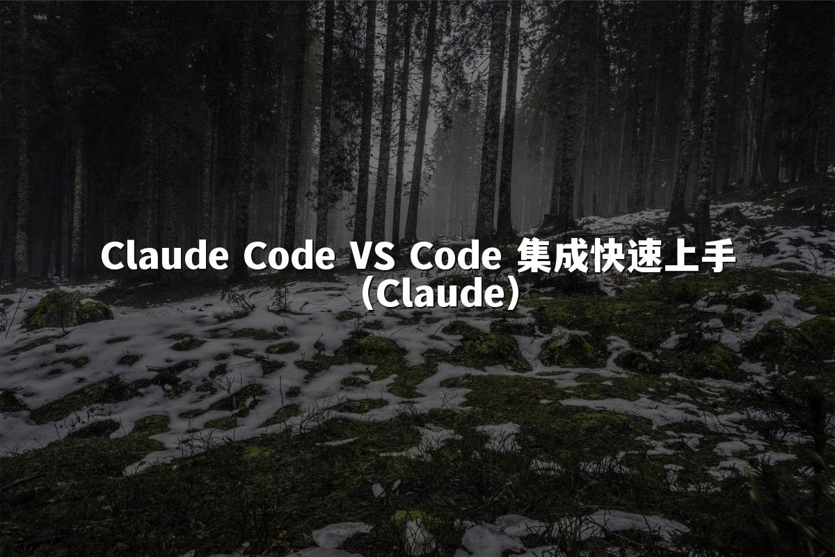 Claude Code VS Code 集成快速上手(Claude)