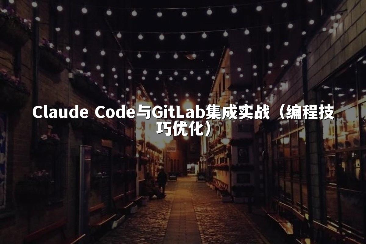 Claude Code与GitLab集成实战（编程技巧优化）