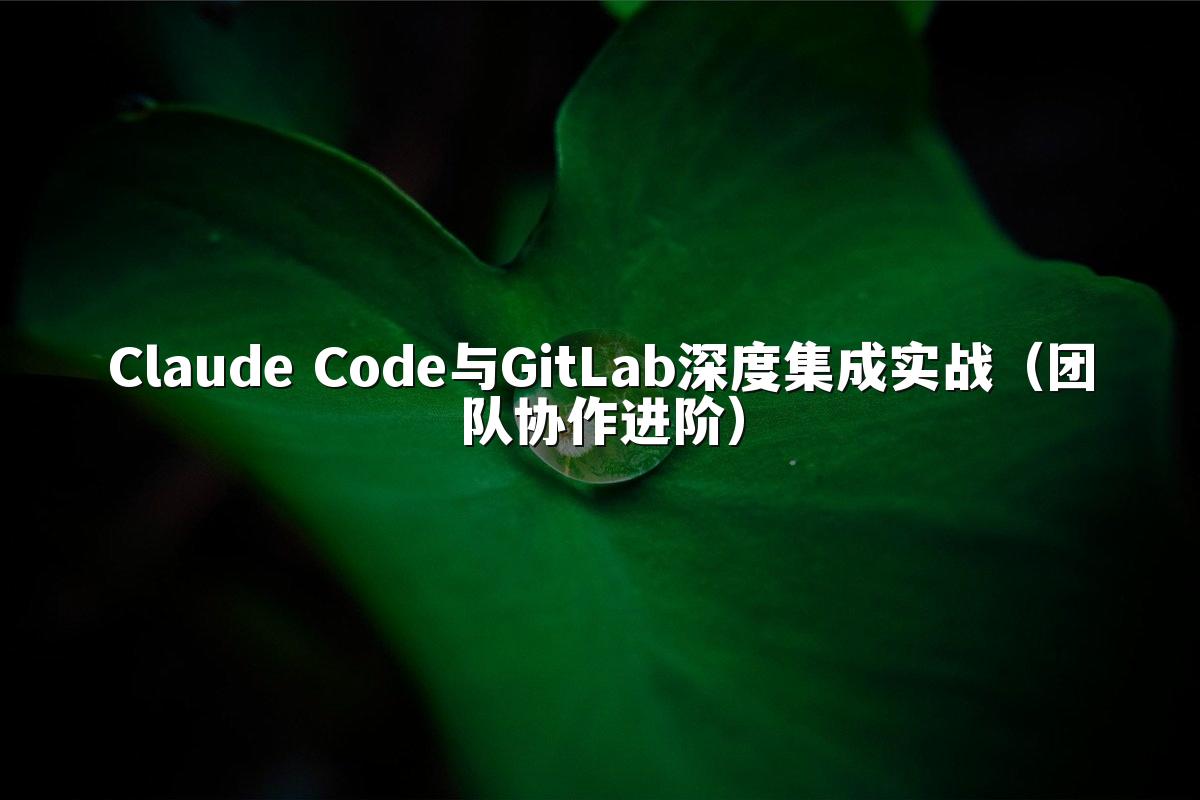 Claude Code与GitLab深度集成实战（团队协作进阶）