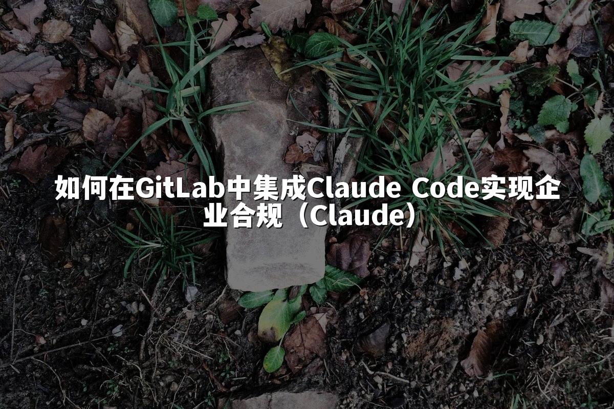 如何在GitLab中集成Claude Code实现企业合规(Claude)