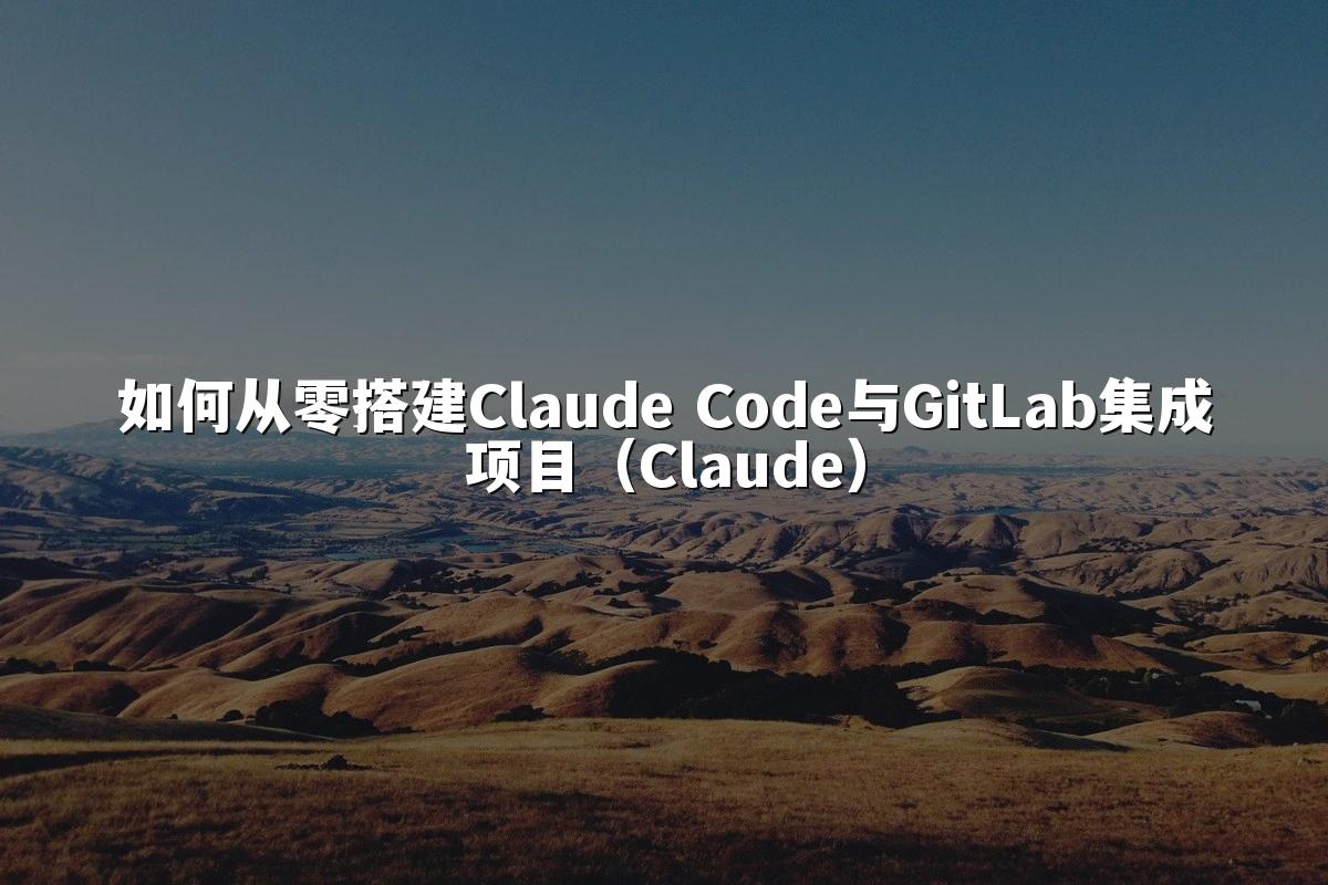如何从零搭建Claude Code与GitLab集成项目（Claude）
