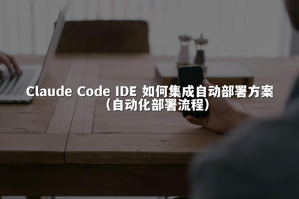 Claude Code IDE 如何集成自动部署方案（自动化部署流程）