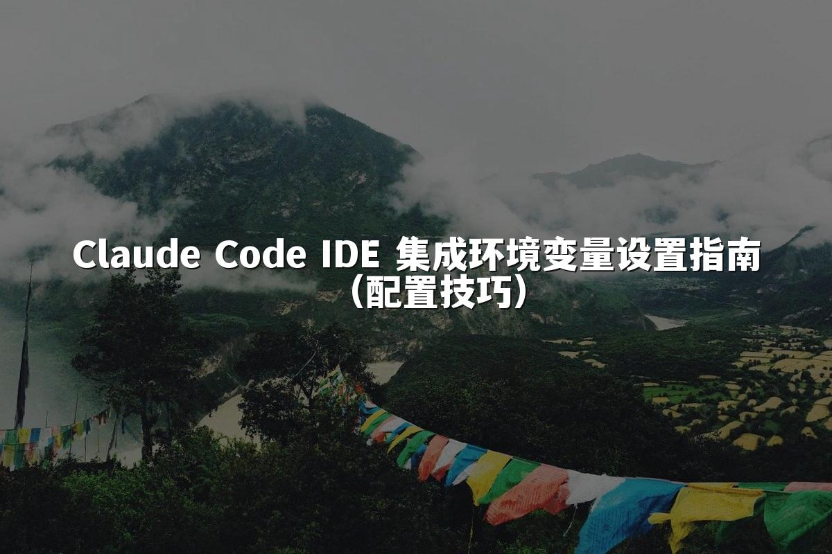 Claude Code IDE 集成环境变量设置指南(配置技巧)