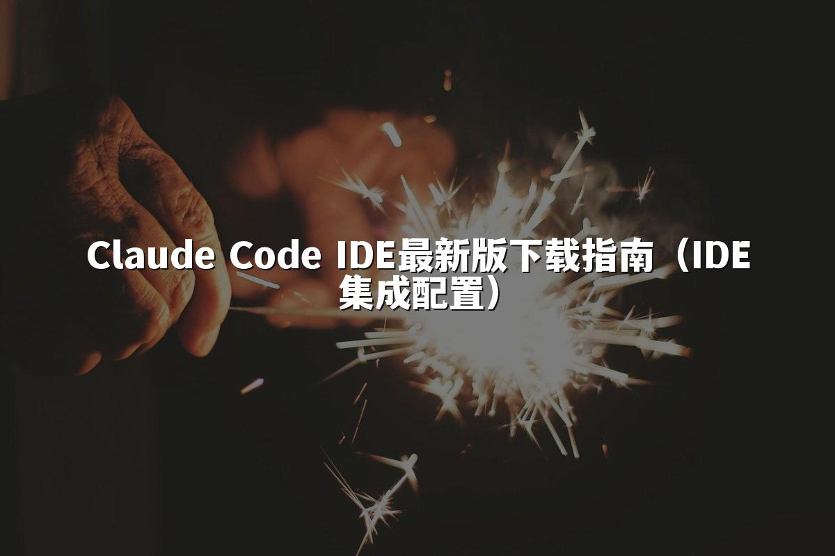 Claude Code IDE最新版下载指南(IDE集成配置)